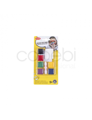 Carnaval Maquillaje Facial 7 Colores