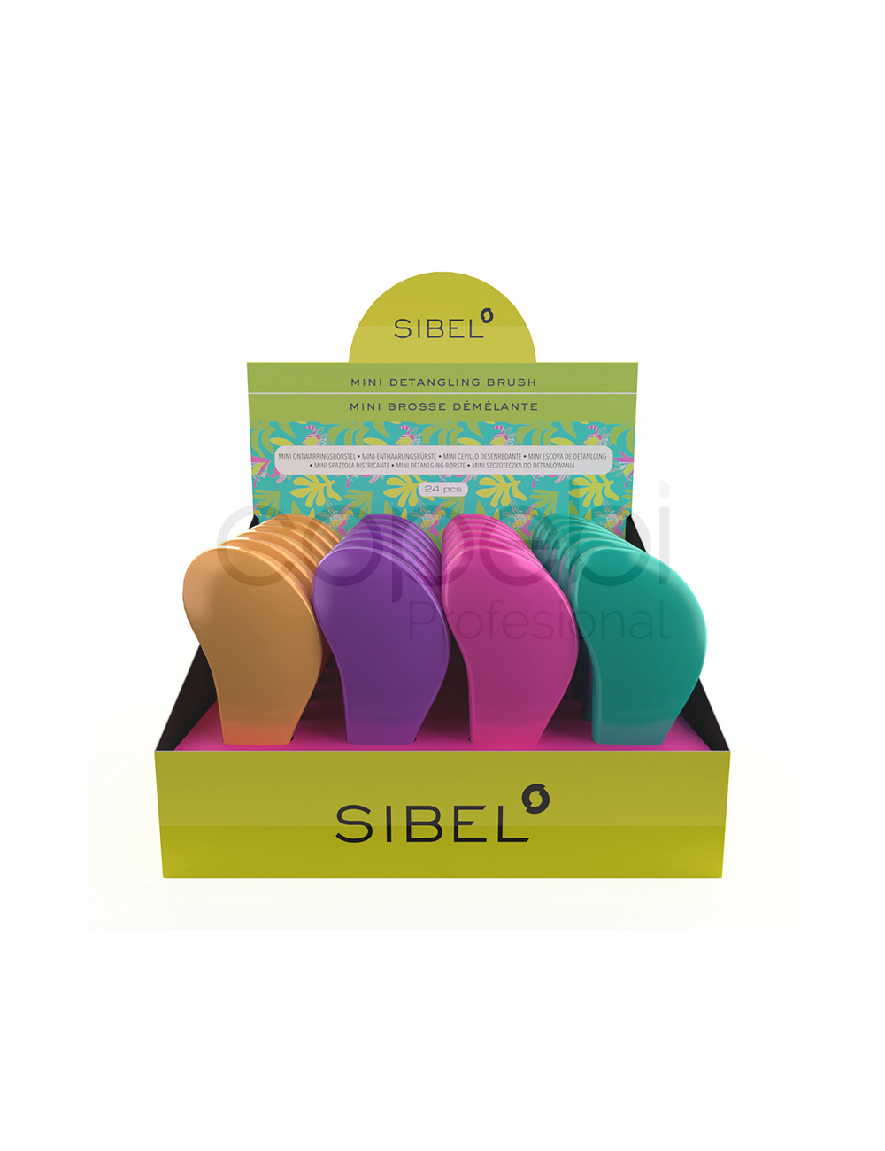 Cepillo Sibel Mini Detangling Summer