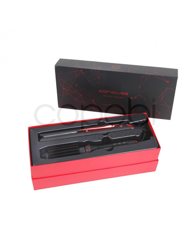 Corioliss Kit C5+ Hot Brush Black Red