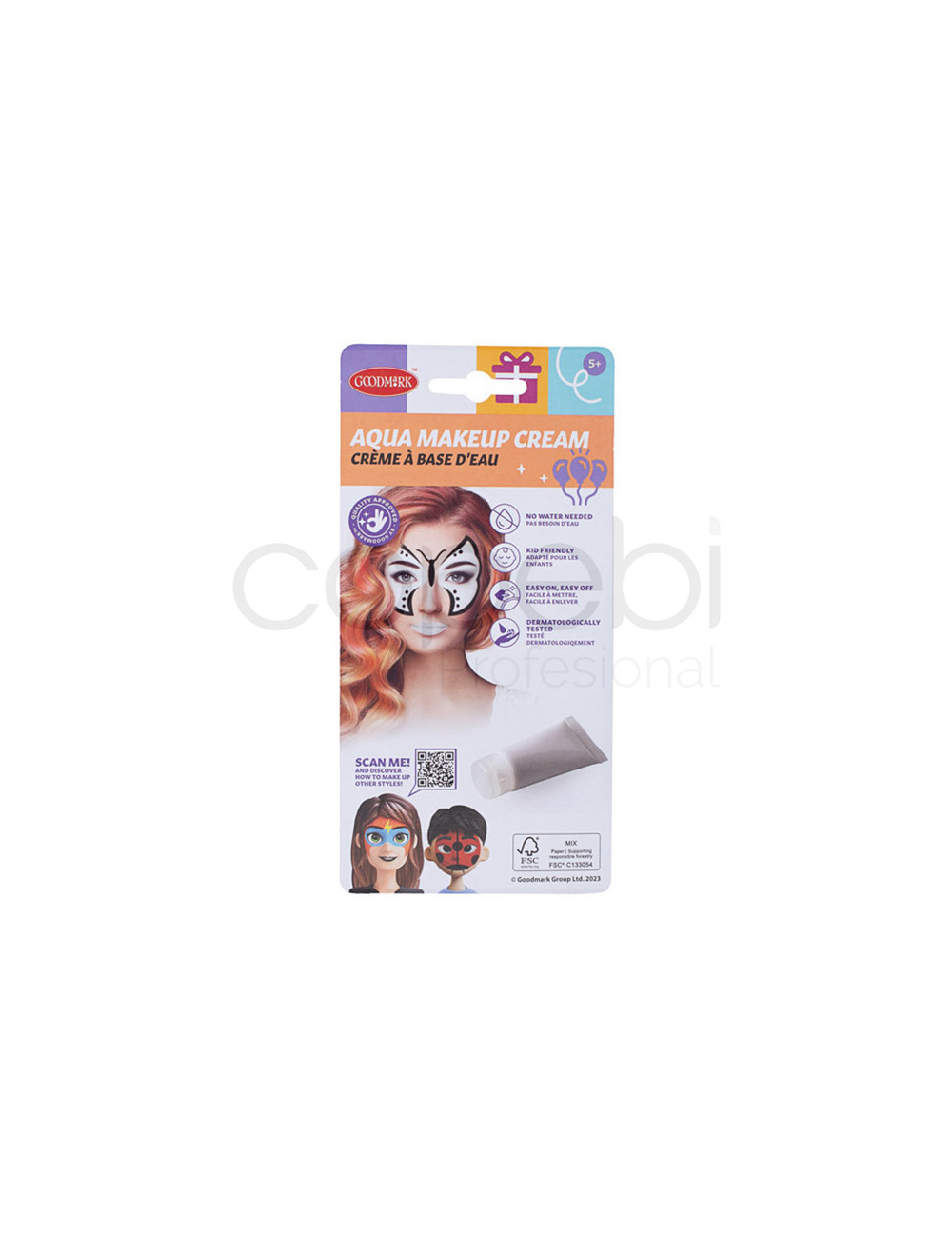 Haloween Maquillaje Al Agua Blanco 20 ml Haloween Maquillaje Al Agua Blanco 20 ml