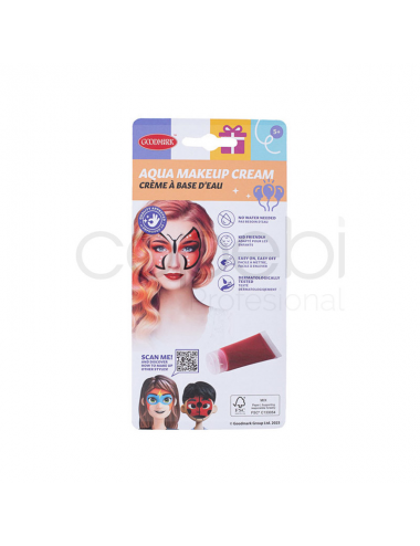 Haloween Maquillaje Al Agua Rojo 20 ml