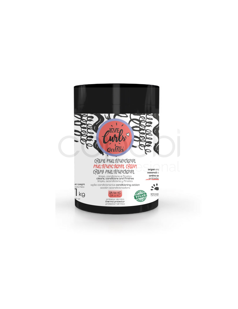 Love Curls Crema Multifuncional 3x1 Kg.