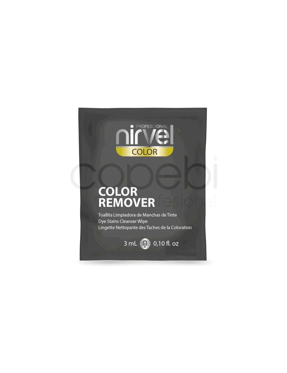 Toallita Nirvel Color Remover 3 ml.