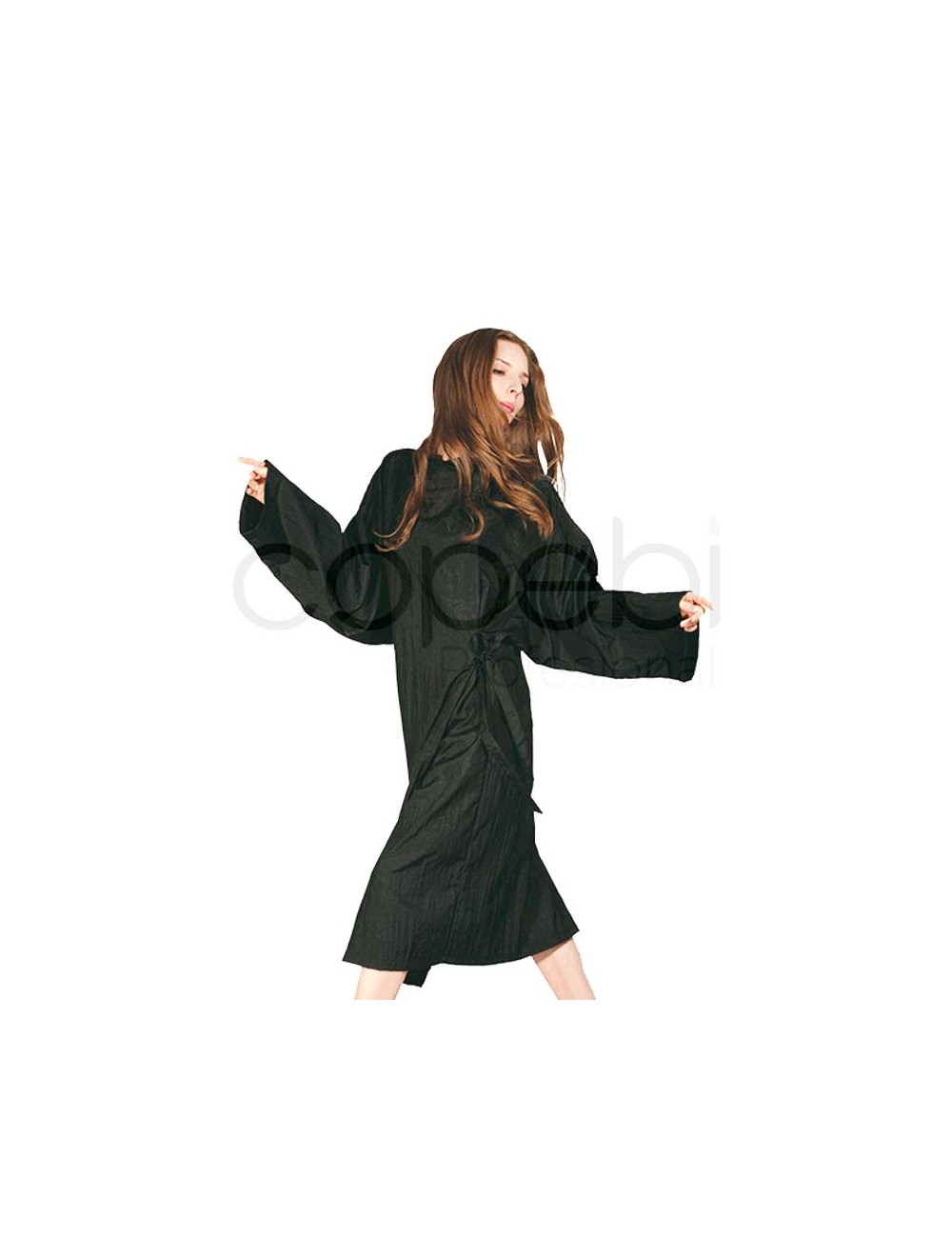 Kimono Negro Nylon